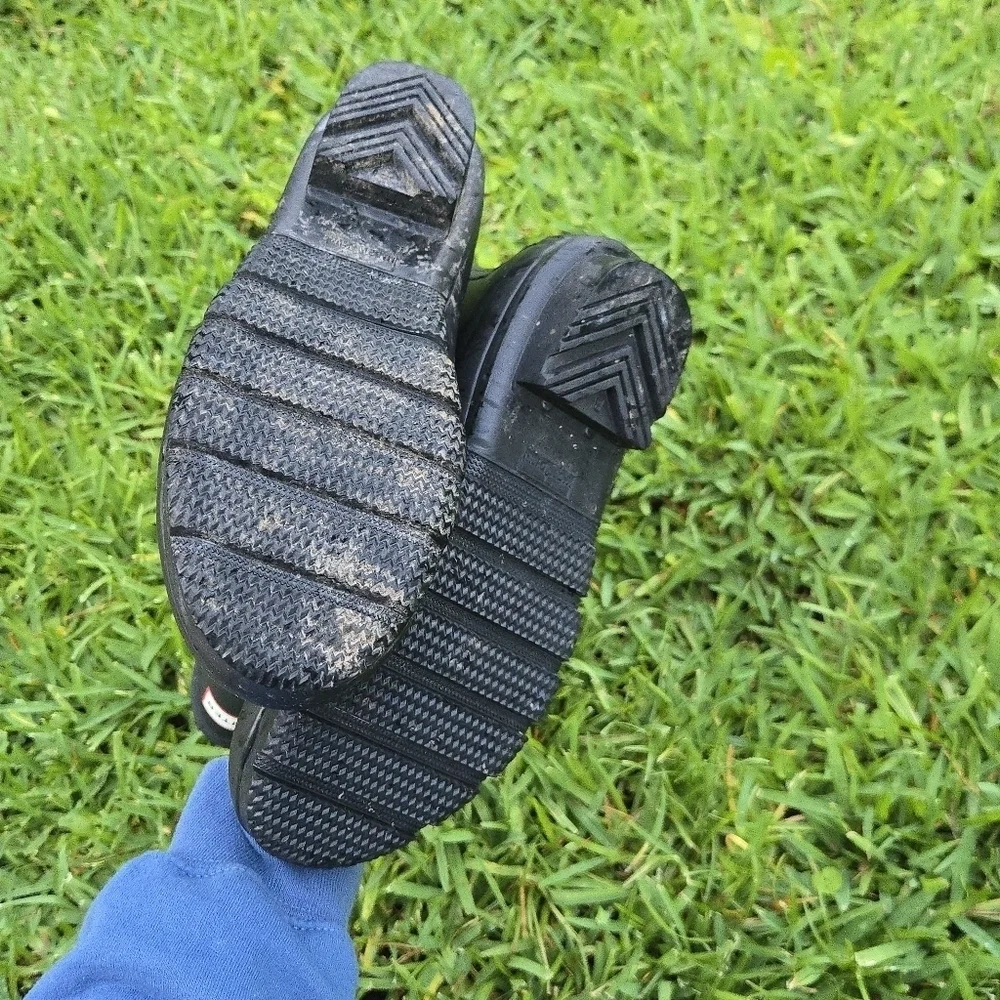 Hunter Black Original Rubber Rain Boot